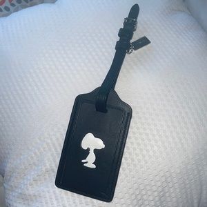 Coach Snoopy Luggage Tag (Limited Edition)